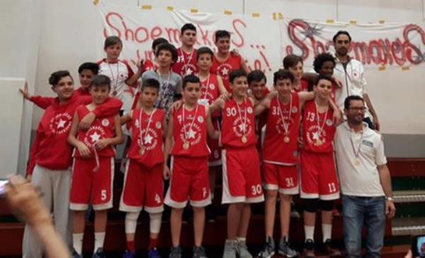 Gli Under 13 Shoemakers alzano al cielo la Coppa Toscana