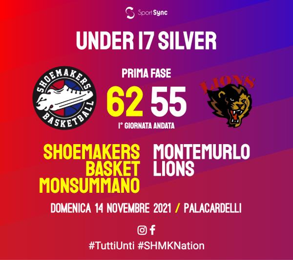 U17: debutto ok per gli Shoemakers che vincono per 62-55 contro Montemurlo