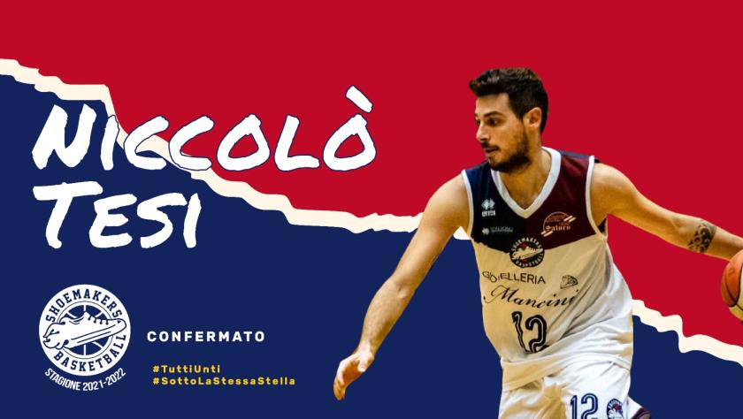 Nuova conferma in casa monsummanese, Niccolò Tesi ancora una stagione in blu-amaranto