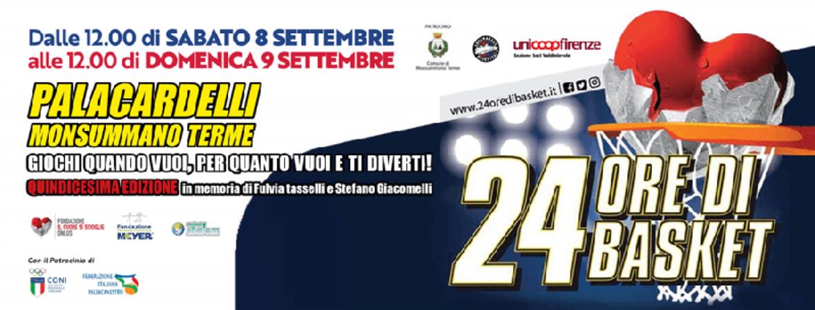 Al via la stagione in Valdinievole con la 24 Ore di Basket